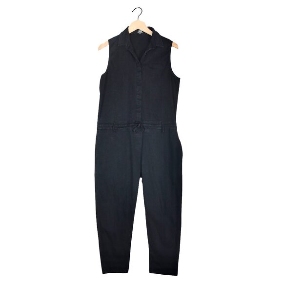 Lucca x Wildfang Sleeveless Black Utility JumpsuitWomen’s M Faded Grunge